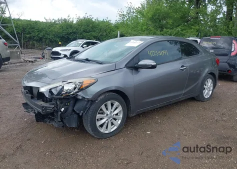 2014 Kia Forte Koup Ex из США, поврежденный, VIN KNAFX6A81E5160859